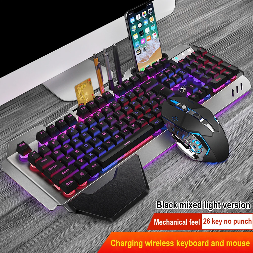 Gaming Keyboard And Mouse Wireless - K680 перезаряжаемый 2,4G беспроводной игровой компьютер