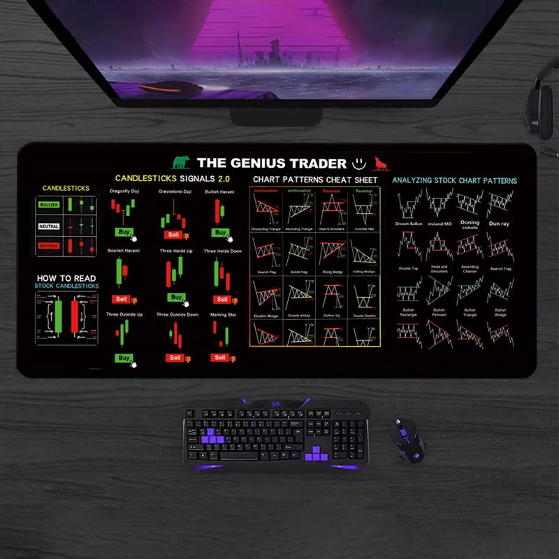 Кожаный коврик для мыши EXCO S – обзор и цена Gaming Keyboard And Mouse Pad