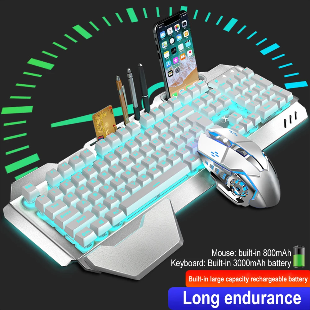 K680 перезаряжаемый 2,4G беспр – обзор и цена Gaming Keyboard And Mouse Wireless