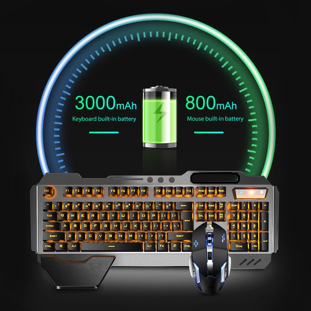 K680 перезаряжаемый 2,4G беспр – обзор и цена Gaming Keyboard And Mouse Wireless