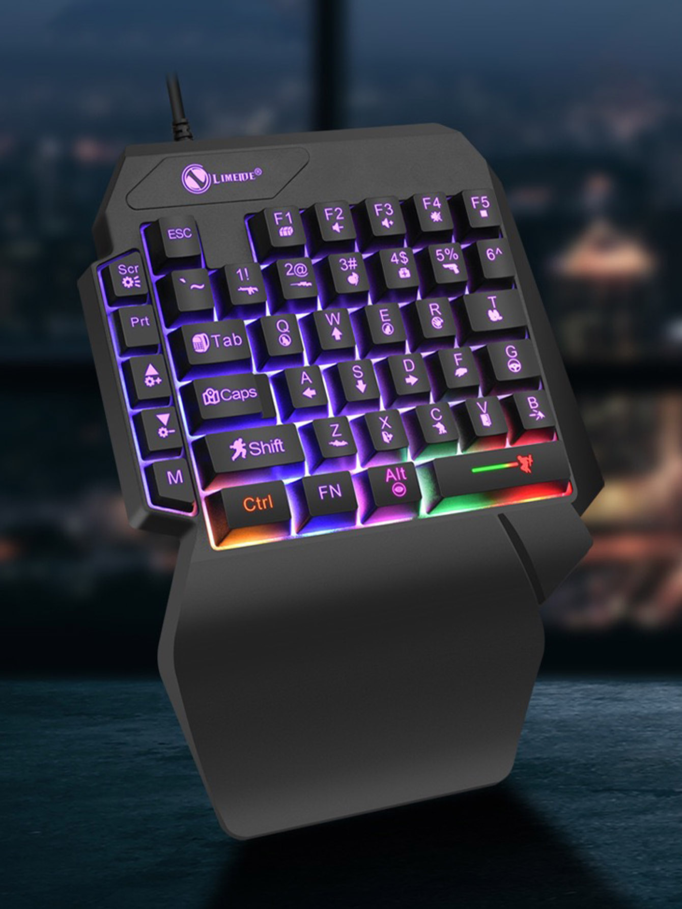 Механическая одноручная игрова – обзор и цена Gaming Keyboard 1 Hand