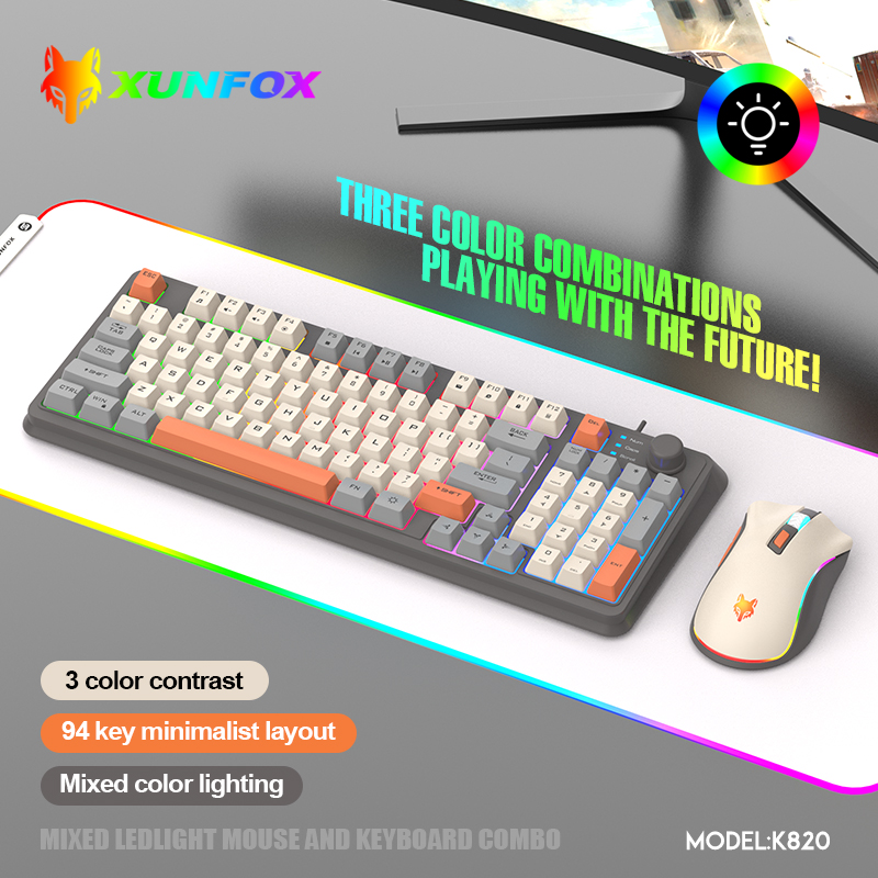 K820 USB проводная игровая кла – обзор и цена Gaming Keyboard And Mouse Wireless
