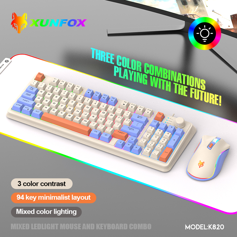 K820 USB проводная игровая кла – обзор и цена Gaming Keyboard And Mouse Wireless